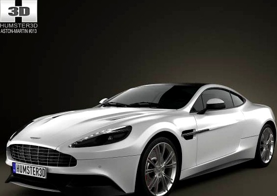 3D model of Aston Martin Vanquish 2012