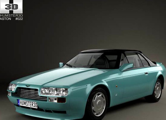 3D model of Aston Martin V8 Zagato 1987