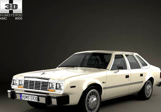 3D model of AMC Concord sedan 1980
