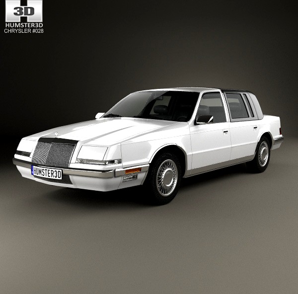 3D model of Chrysler Imperial 1989