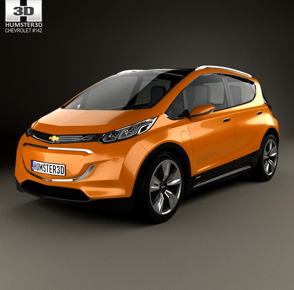 3D model of Chevrolet Bolt 2015