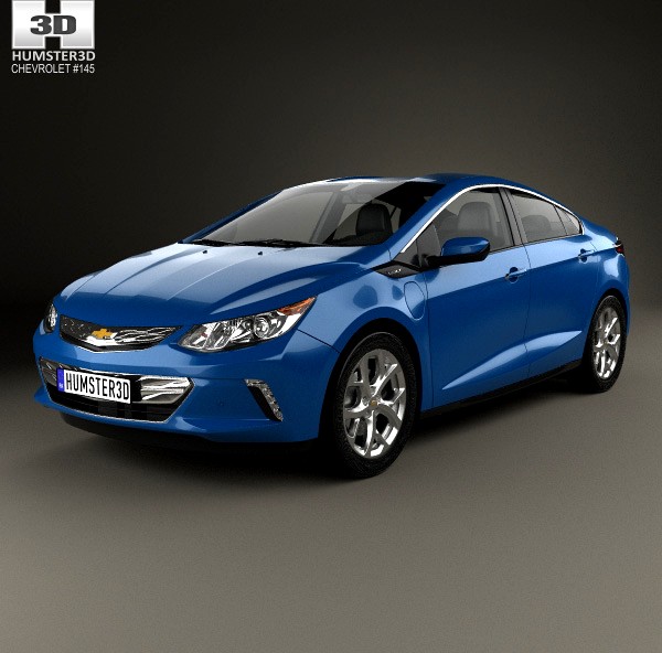3D model of Chevrolet Volt 2015