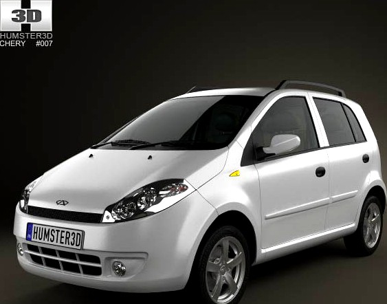 3D model of Chery A1 (J1) with HQ interior 2012