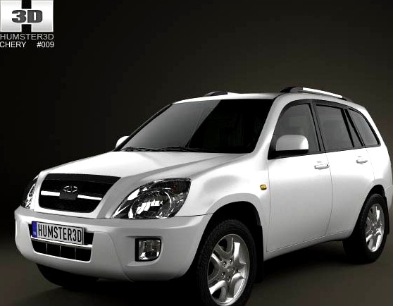 3D model of Chery Tiggo (J11) with HQ interior 2013