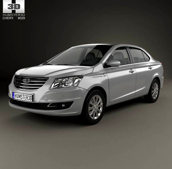 3D model of Chery E3 2013