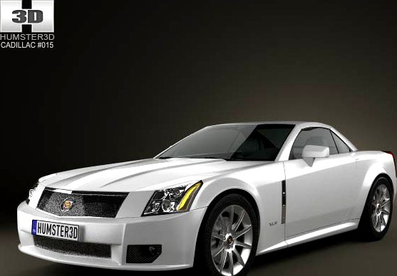 3D model of Cadillac XLR 2009