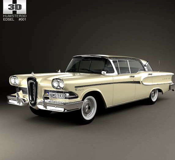 3D model of Edsel Ranger sedan 1958