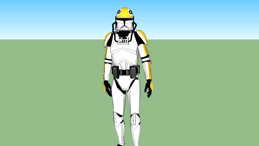 Clone trooper pilot