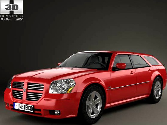 3D model of Dodge Magnum RT 2004