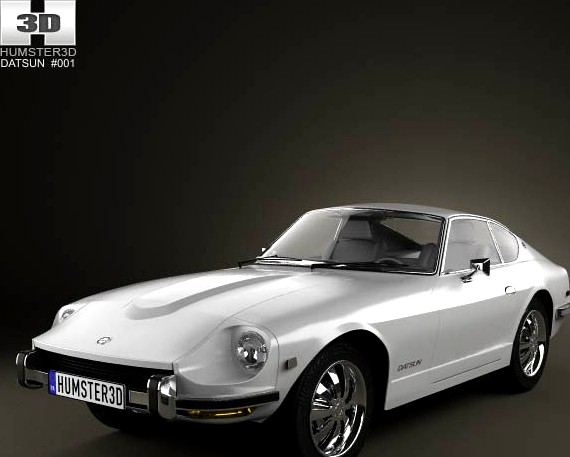 3D model of Datsun 240Z 1970