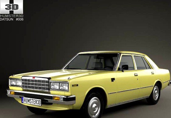 3D model of Datsun 200L 1977