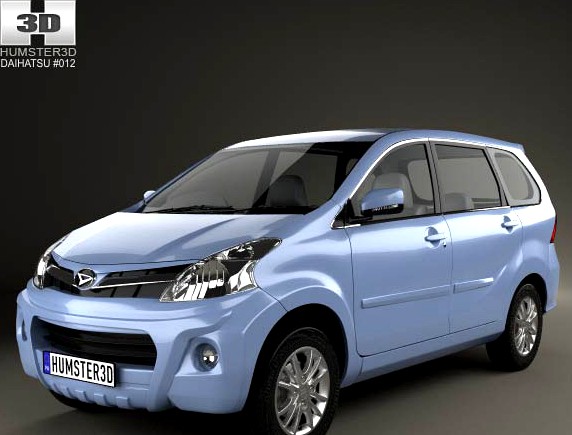 3D model of Daihatsu Xenia Sporty 2013