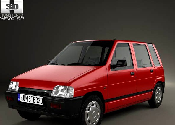 3D model of Daewoo Tico 1993