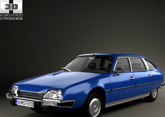 3D model of Citroen CX 1975