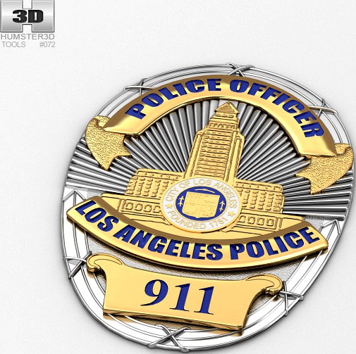 3D model of Police Badge