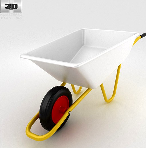 3D model of Wheelbarrow