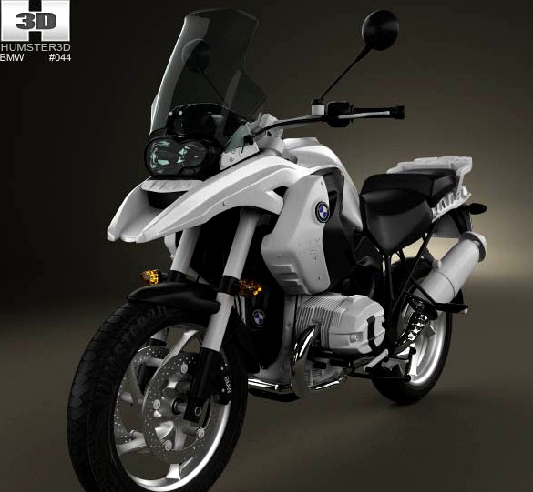 3D model of BMW R1200GS 2004