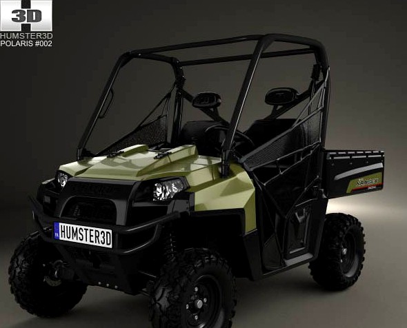 3D model of Polaris Ranger Diesel 2014