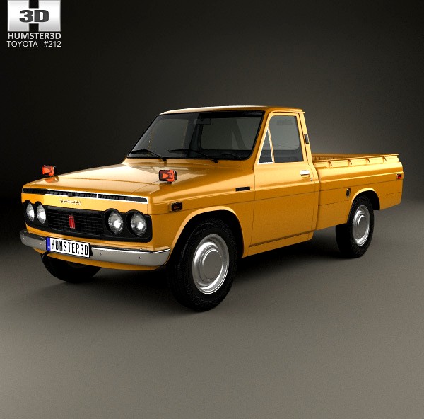 3D model of Toyota Hilux 1968