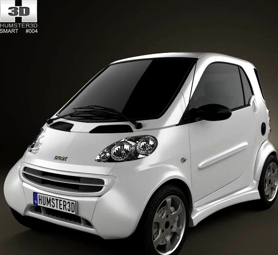 3D model of Smart Fortwo 1998