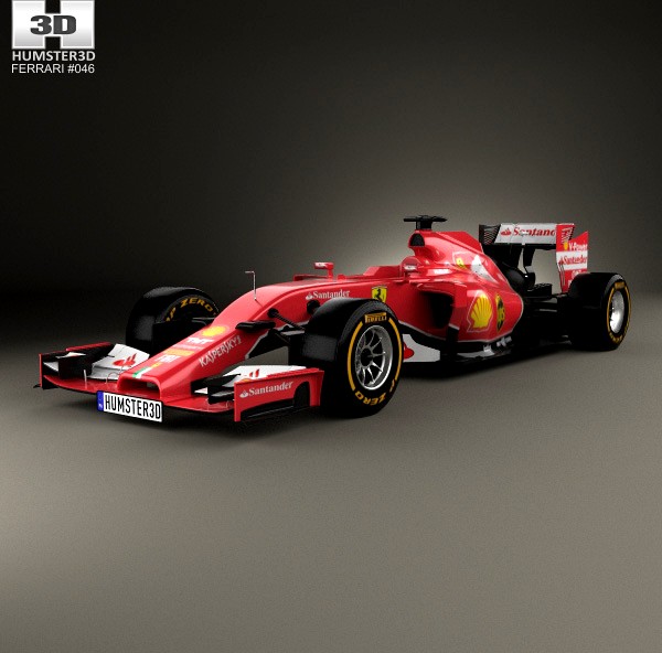 3D model of Ferrari F14 T 2014