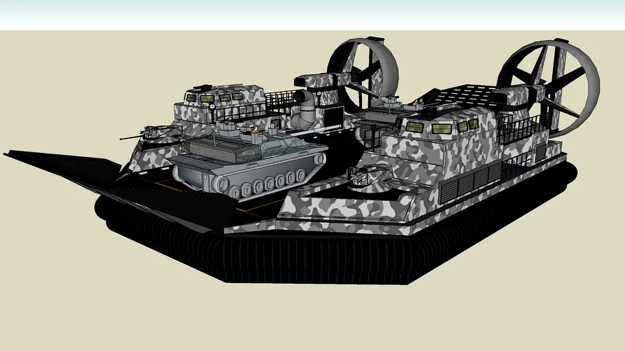hovercraft with tanks