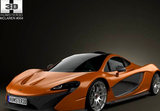 3D model of McLaren P1 2013