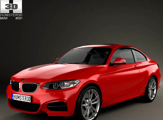 3D model of BMW M2 coupe (F22) 2014