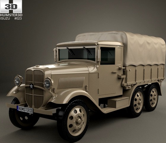 3D model of Isuzu Type 94 Truck 1934
