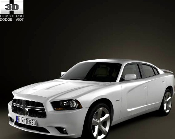 3D model of Dodge Charger (LX) 2011 with HQ Interior