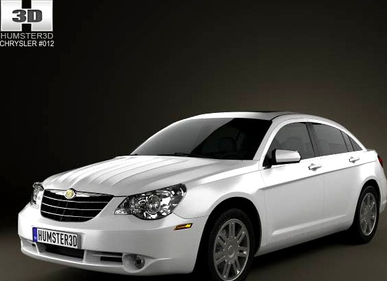 3D model of Chrysler Sebring sedan 2007