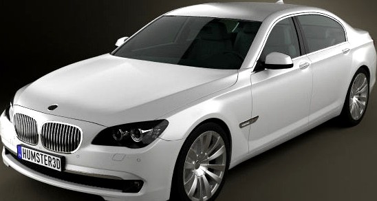 3D model of BMW 7 Series Sedan 2011