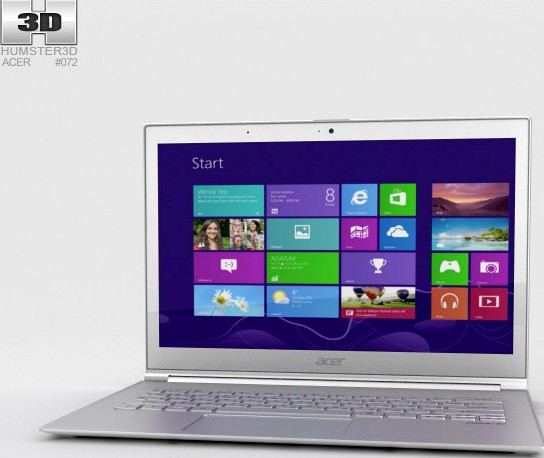 3D model of Acer Aspire S7