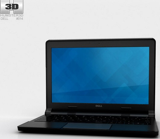 3D model of Dell Chromebook 11 (2015)