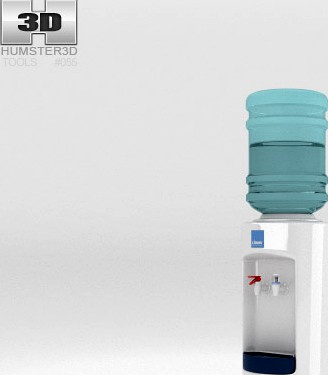 3D model of Water Cooler