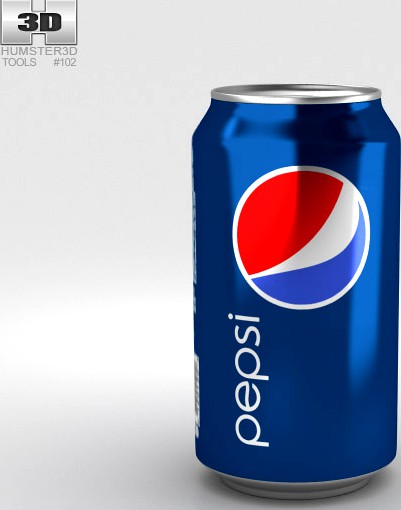 3D model of Pepsi Can 12 FL