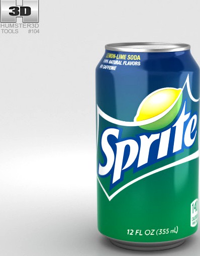 3D model of Sprite Can 12 FL