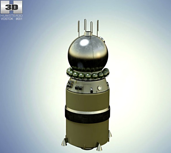 3D model of Vostok 1