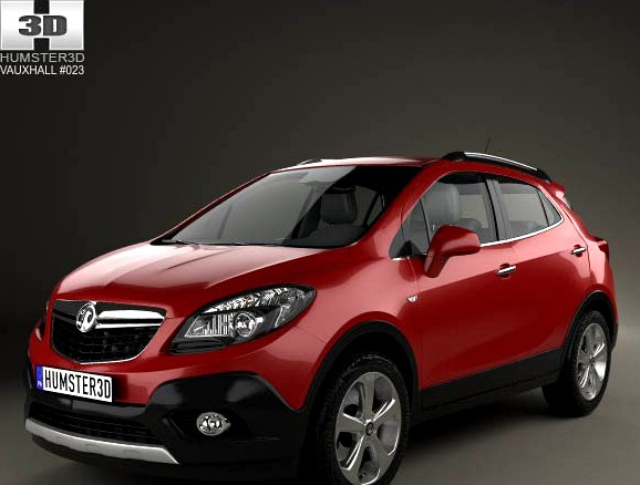 3D model of Vauxhall Mokka 2013