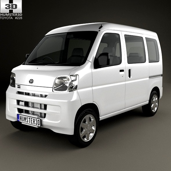 3D model of Toyota Pixis Van 2011