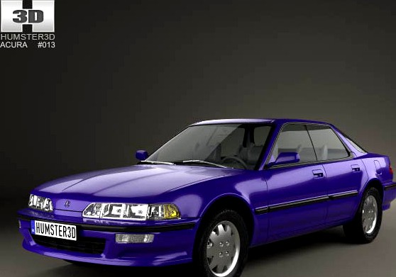 3D model of Acura Integra 1990