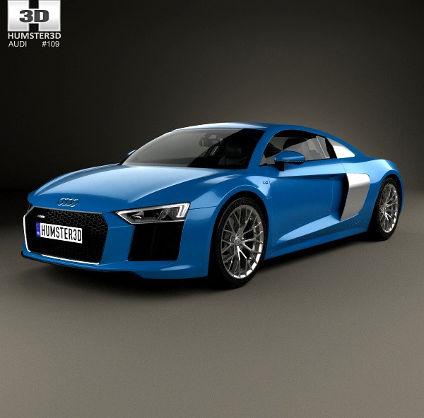 3D model of Audi R8 2016