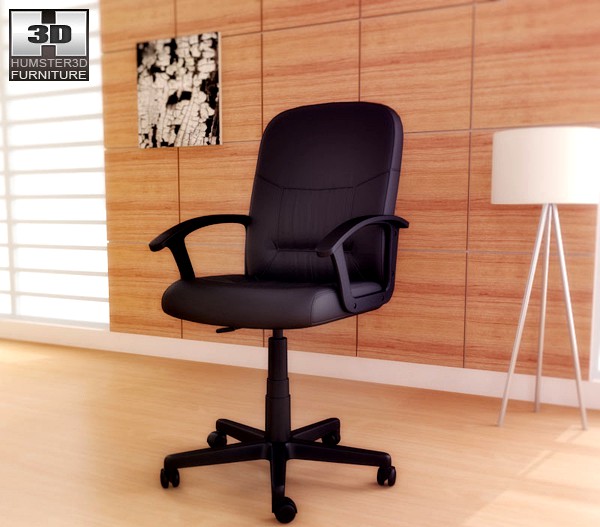 3D model of IKEA MOSES Swivel Chair