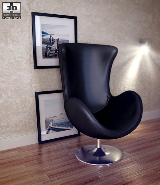 3D model of Occasional Chair &#8211; Andomeda Chair