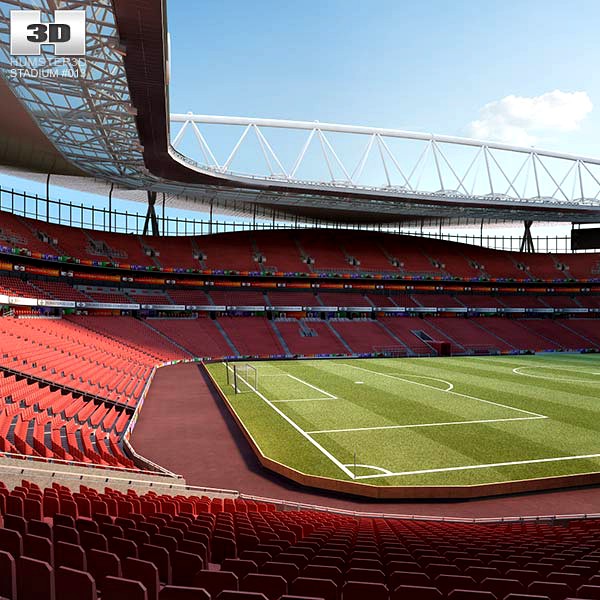 3D model of Emirates Stadium