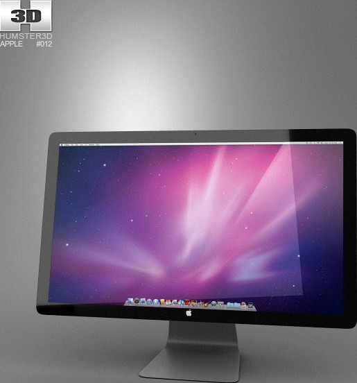 3D model of Apple Thunderbolt Display 27 2012