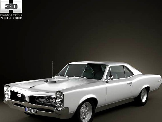 3D model of Pontiac GTO 1967