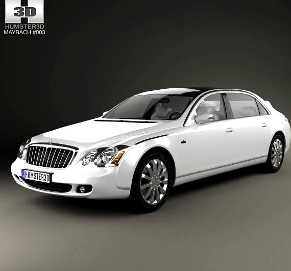 3D model of Maybach 62S Landaulet 2007