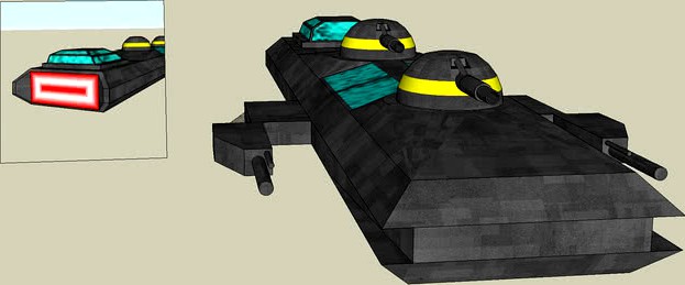 UFMP C/GF-1 'Clawed Swan' Carrier/Gun Fighter (USNR-UC-C/GF-1)