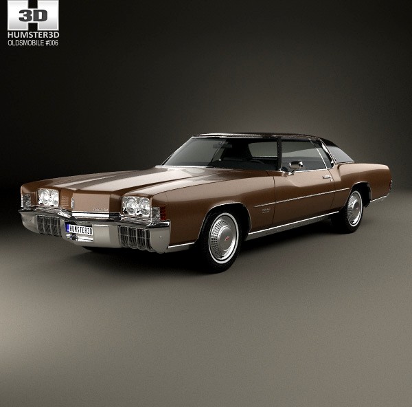 3D model of Oldsmobile Toronado (Y57) 1972